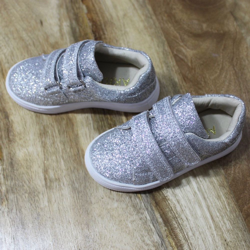 Akid Silver Glitter Shoes